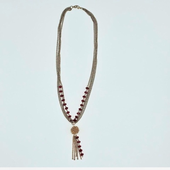 Tassel necklace, costume jewelry. Bag not included. - Picture 4 of 7